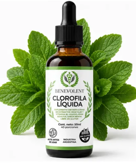 DESINTOXICÁ, ENERGIZÁ Y DESODORIZÁ TU CUERPO CON UNA SOLA GOTA CON CLOROFILA BENEVOLENT + ENVÍO GRATÍS