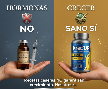 PASTILLAS PARA EL CRECIMIENTO DE ESTATURA KREC'UP + ENVÍO GRATIS