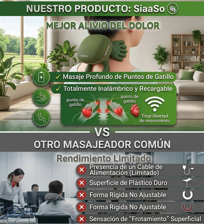 TU SPA EN CASA CON MASAJEADOR TERAPÉUTICO MULTI-ZONA + ENVÍO GRATIS