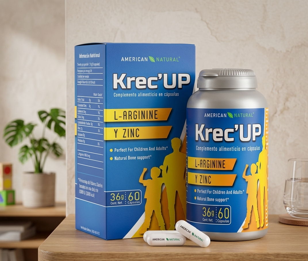PASTILLAS PARA EL CRECIMIENTO DE ESTATURA KREC'UP + ENVÍO GRATIS