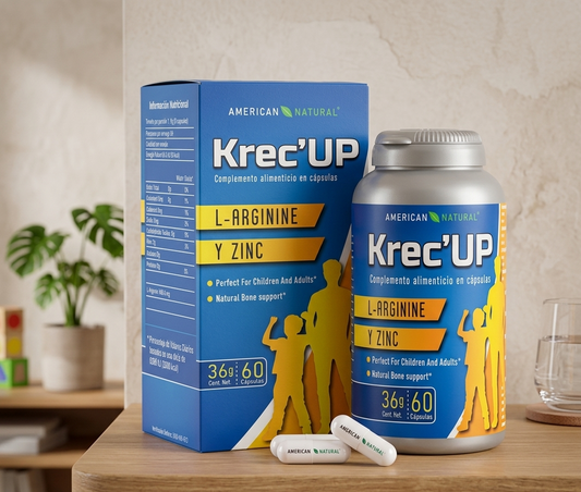 PASTILLAS PARA EL CRECIMIENTO DE ESTATURA KREC'UP + ENVÍO GRATIS